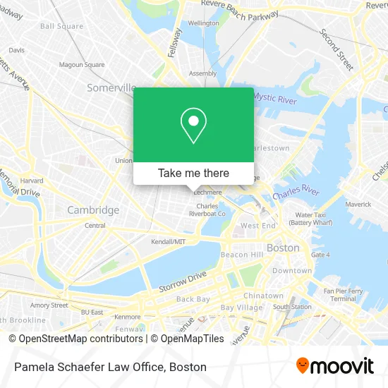 Pamela Schaefer Law Office map