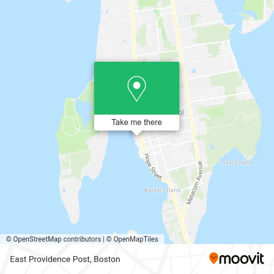 East Providence Post map