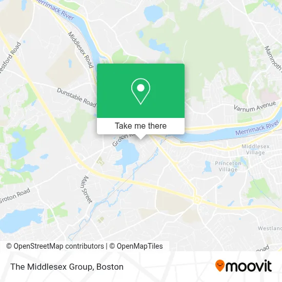 The Middlesex Group map