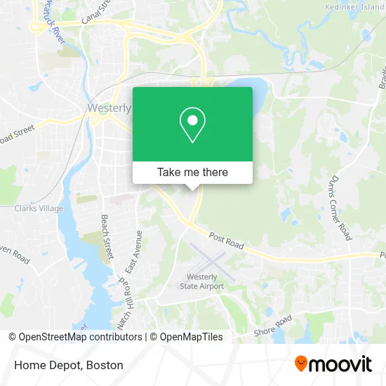 Home Depot map