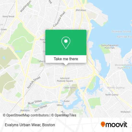 Evalyns Urban Wear map