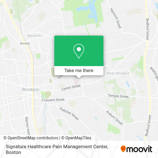Signature Healthcare Pain Management Center map
