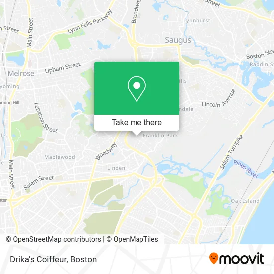 Drika's Coiffeur map