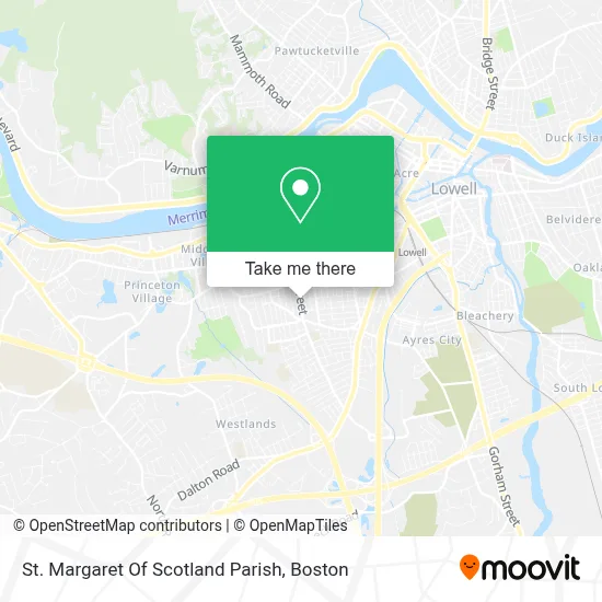 St. Margaret Of Scotland Parish map