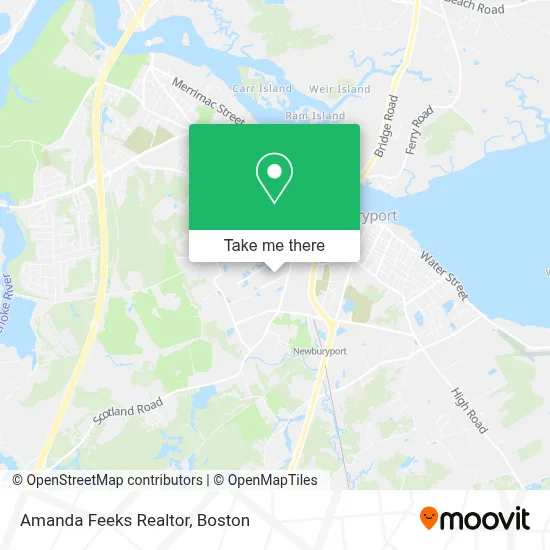 Amanda Feeks Realtor map