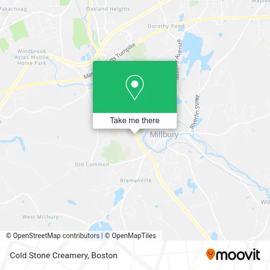 Cold Stone Creamery map