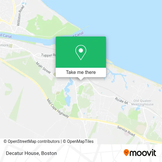 Decatur House map