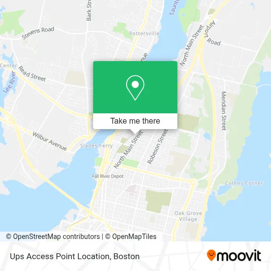 Ups Access Point Location map