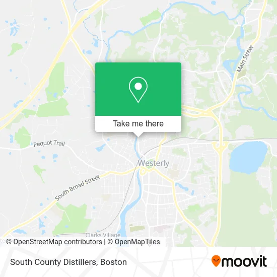 South County Distillers map