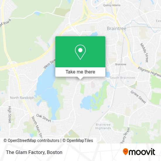The Glam Factory map