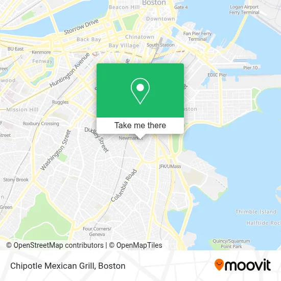 Chipotle Mexican Grill map
