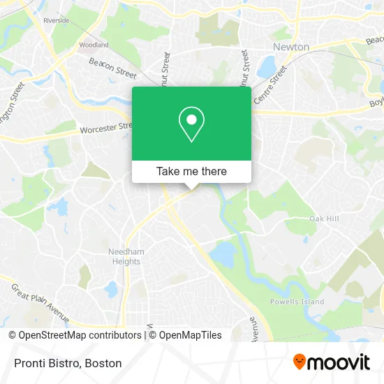 Pronti Bistro map