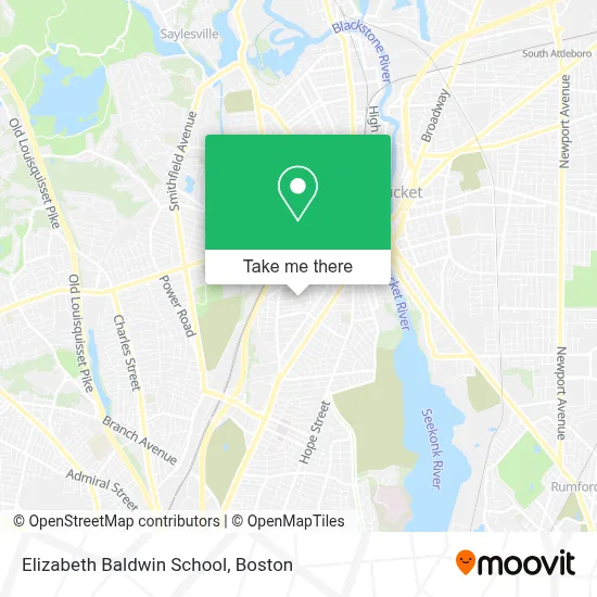 Elizabeth Baldwin School map