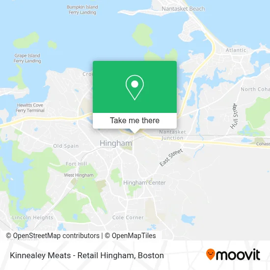 Kinnealey Meats - Retail Hingham map