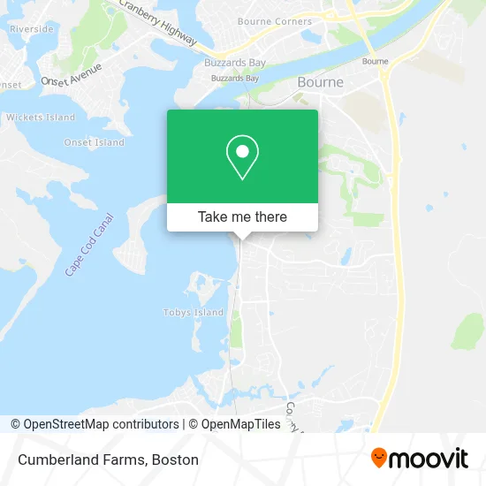 Cumberland Farms map