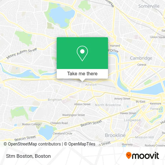 Stm Boston map