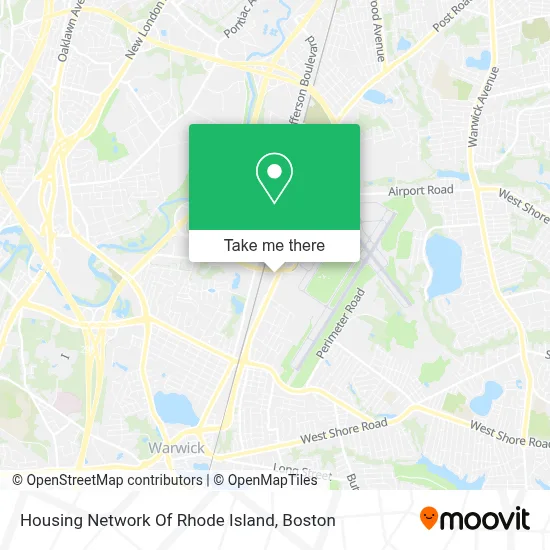 Housing Network Of Rhode Island map
