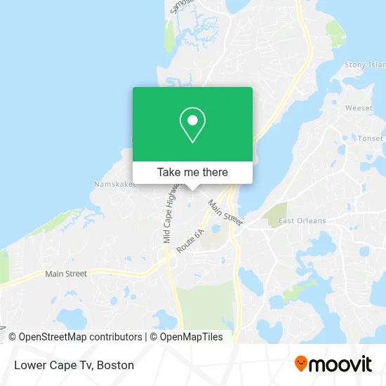 Lower Cape Tv map