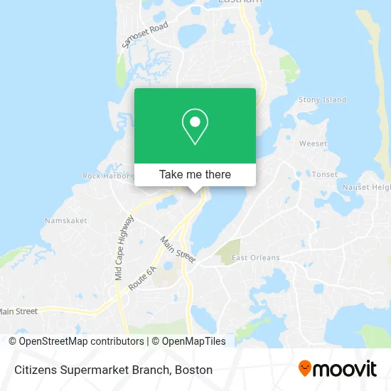 Citizens Supermarket Branch map