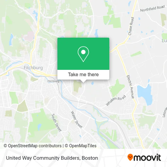 United Way Community Builders map