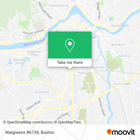 Walgreens #6739 map