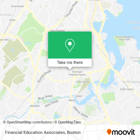 Financial Education Associates map