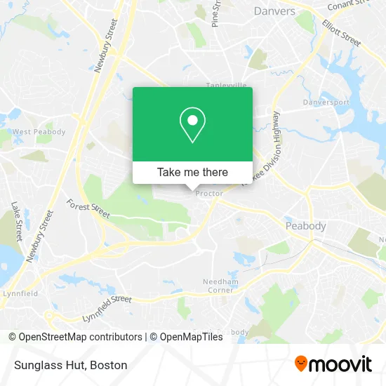 Sunglass Hut map