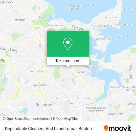 Dependable Cleaners And Laundromat map