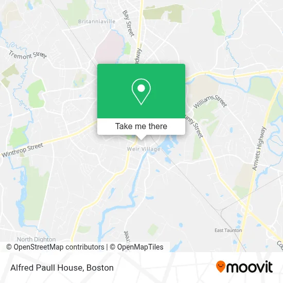 Alfred Paull House map