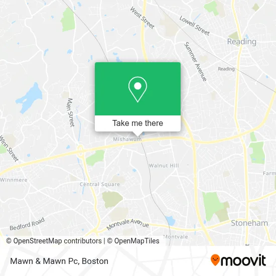 Mawn & Mawn Pc map