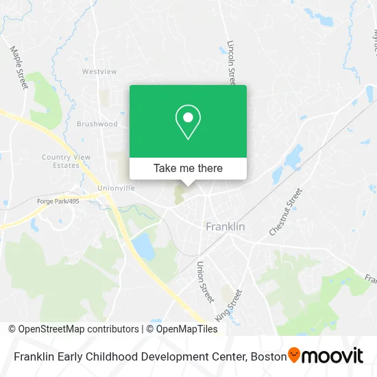 Franklin Early Childhood Development Center map