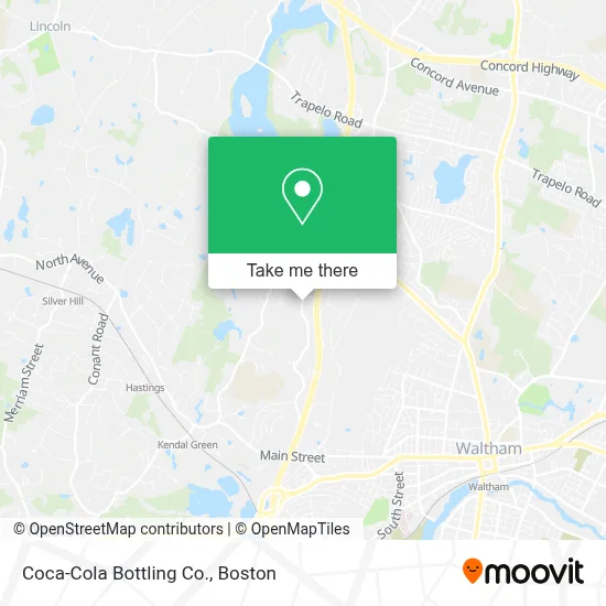 Coca-Cola Bottling Co. map