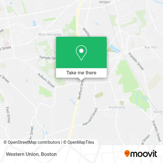 Western Union map