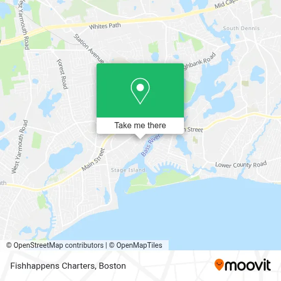Fishhappens Charters map