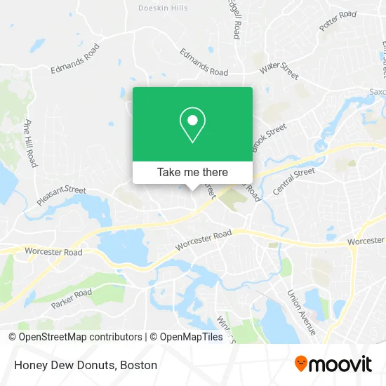Honey Dew Donuts map