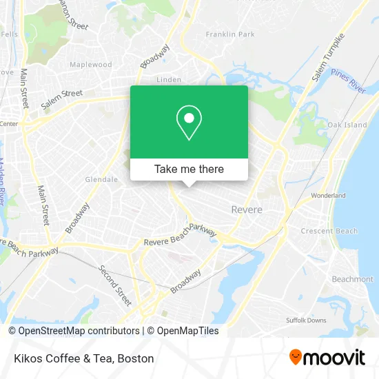 Kikos Coffee & Tea map