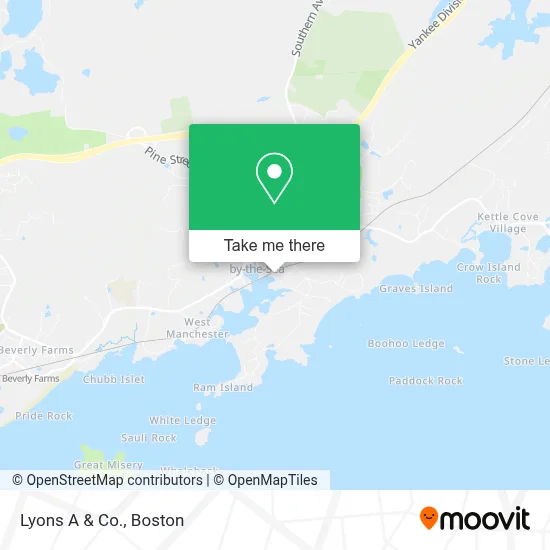 Lyons A & Co. map
