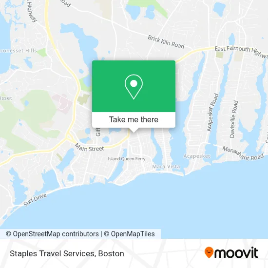 Staples Travel Services map