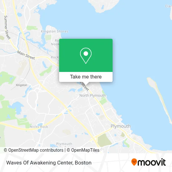Waves Of Awakening Center map
