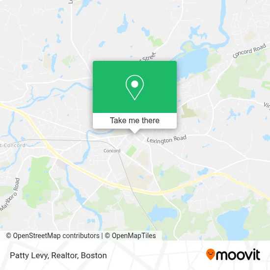 Patty Levy, Realtor map