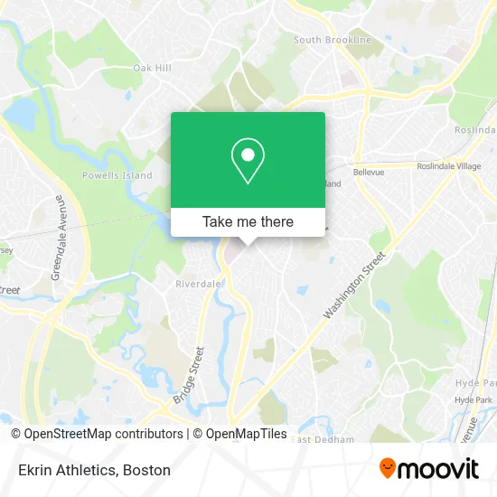Ekrin Athletics map