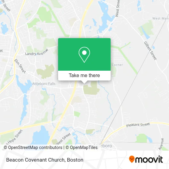 Beacon Covenant Church map
