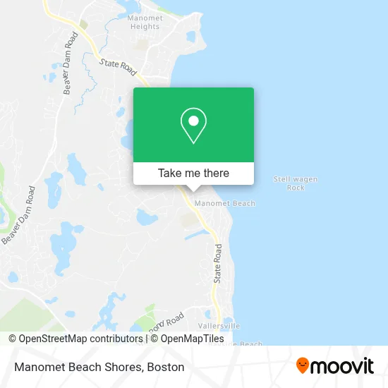 Manomet Beach Shores map
