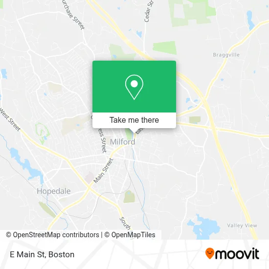 E Main St map