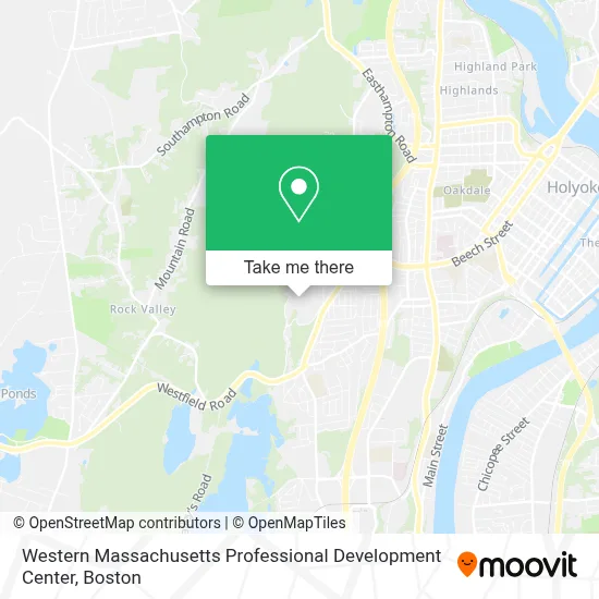 Western Massachusetts Professional Development Center map