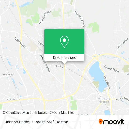 Jimbo's Famous Roast Beef map
