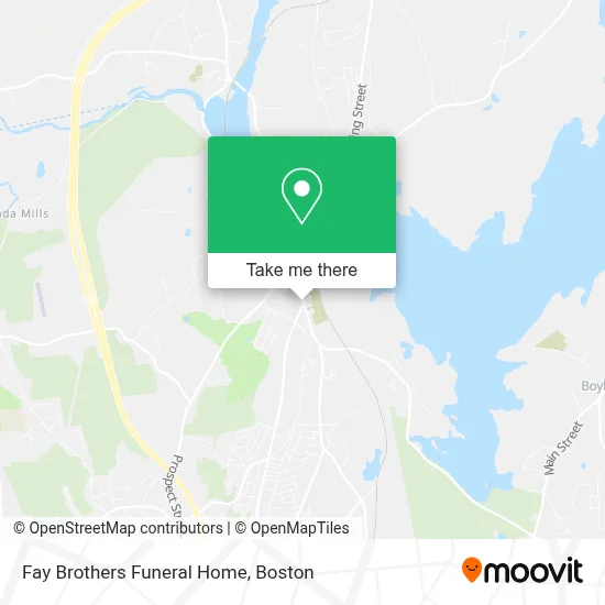 Fay Brothers Funeral Home map