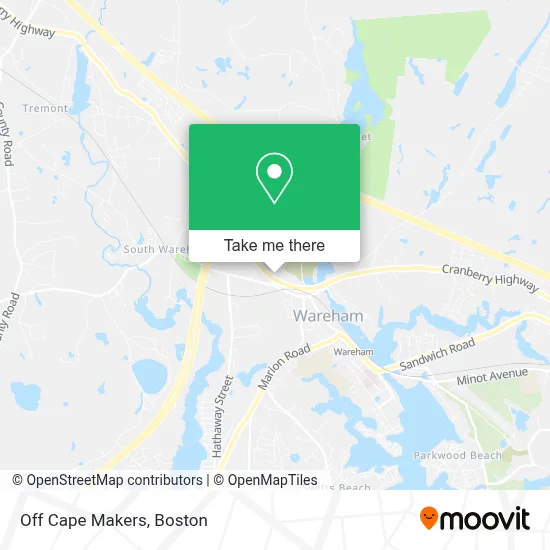Off Cape Makers map