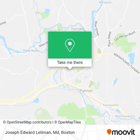 Joseph Edward Lellman, Md map