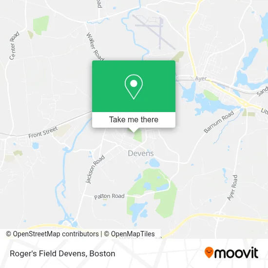 Roger's Field Devens map